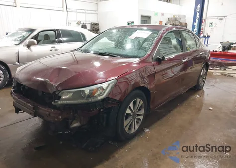 2013 Honda Accord Lx from USA, damaged, VIN 1HGCR2F38DA018814